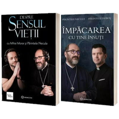 Pachet 2 carti despre spiritualitate - Despre sensul vietii cu Mihai Morar si Parintele Necula si Impacarea cu tine insuti