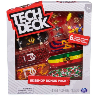 Pachet 6 piese cu accesorii Tech Deck fingerboard SK8mafia