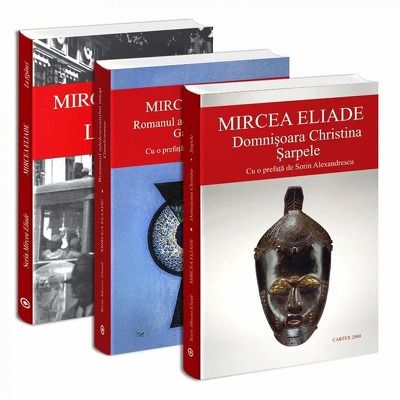 Pachet autor Mircea Eliade - 3 titluri. La tiganci, Romanul adolescentului miop. Gaudeamus si Domnisoara Christina. Sarpele