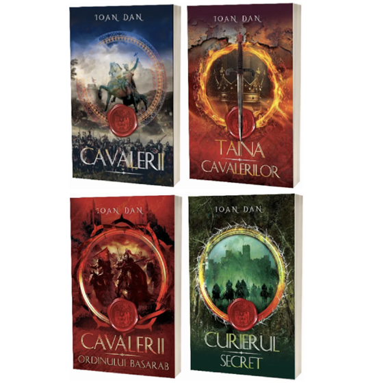 Pachet carti istorice Ioan Dan - Seria Cavalerii (4 volume)