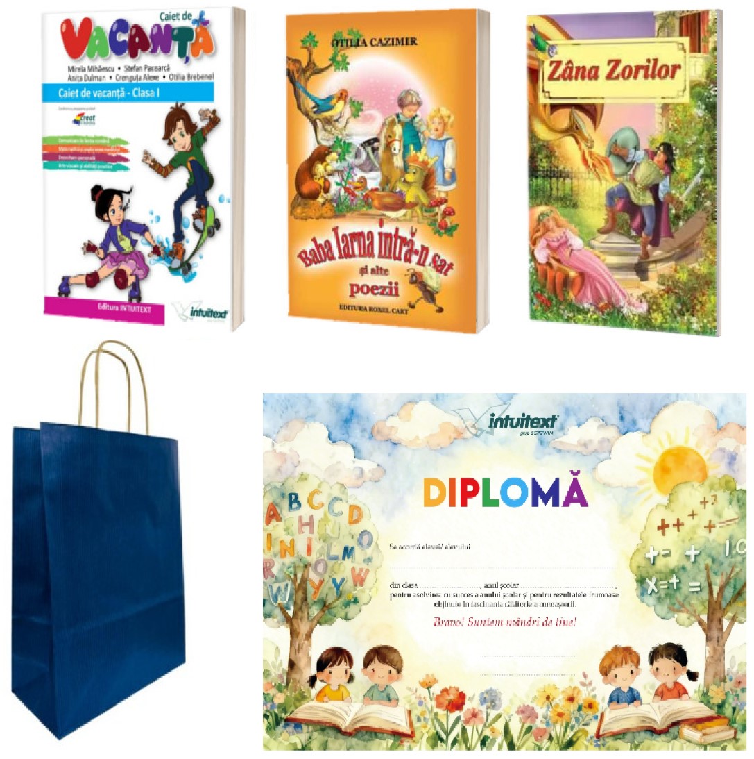 Pachet complet pentru premii scolare clasa I - Povesti romanesti si poezii