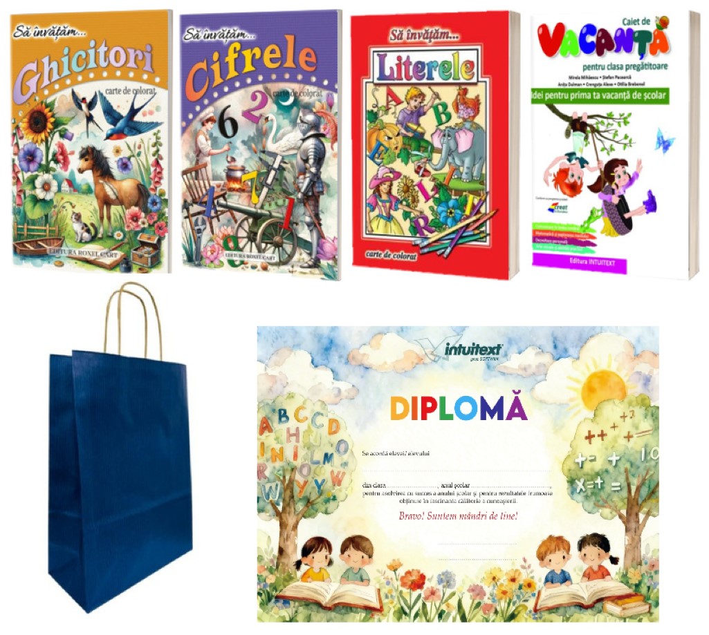 Pachet complet pentru premii scolare clasa pregatitoare