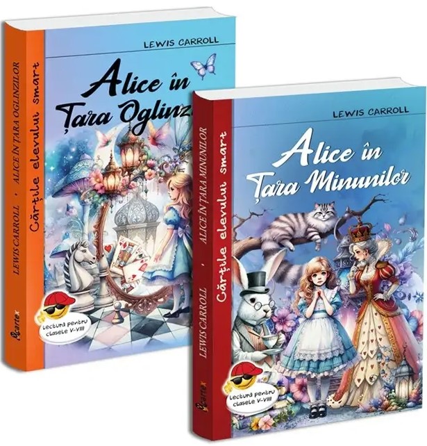 Pachet de carti Alice Lewis Carroll