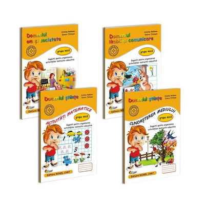 Pachet educational, 4 caiete pentru gradinita. Grupa mica