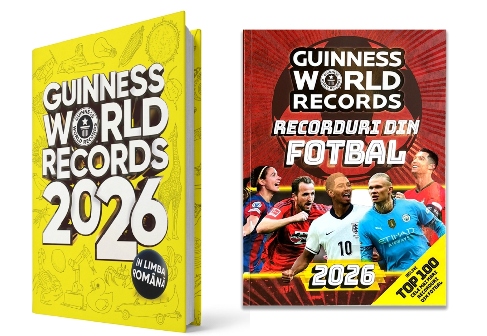Pachet Guinness World Records 2026 + Recorduri din Fotbal 2026