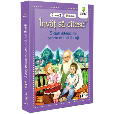 Pachet I  - Invat sa citesc! 5 carti interactive pentru cititori fluenti