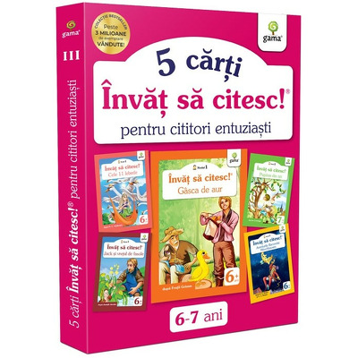 Pachet III  - Invat sa citesc! 5 carti interactive pentru cititori entuziasti