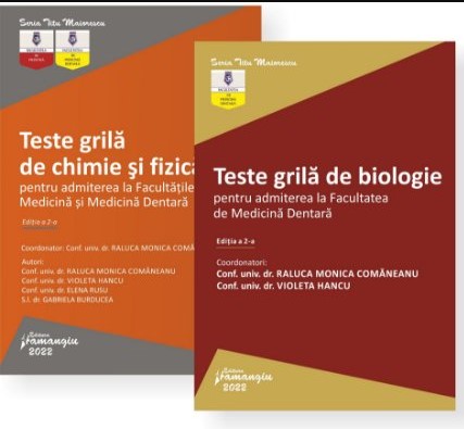 Pachet pentru admiterea la Facultatea de Medicina Dentara. 2022