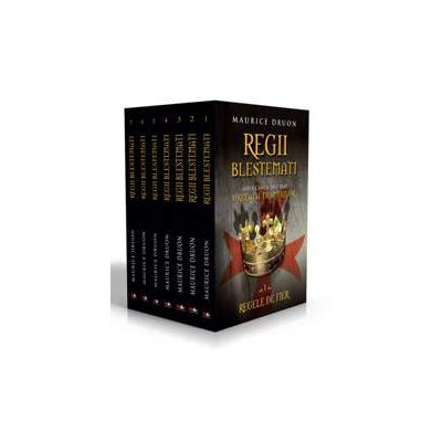 Pachet Regii blestemati - 7 volume (Maurice Druon)