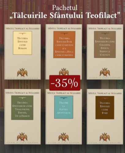 Pachet - Talcuirile Sfantului Teofilact - la epistole