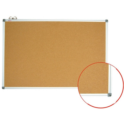 Panou pluta cu rama din aluminiu, 90 x 120 cm, Optima