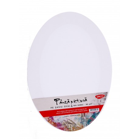 Panza pictura pe sasiu oval 46 x 65 cm Daco PZO4665