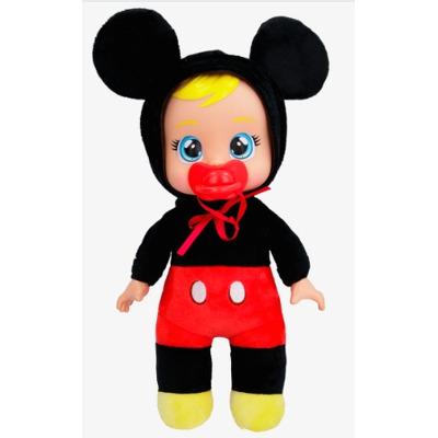 Papusa bebelus Cry Babies Tiny Cuddles Mici imbratisari Mickey