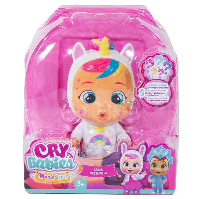 Papusa bebelus Mini Cry Babies Dress Me up Dreamy
