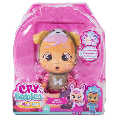 Papusa bebelus Mini Cry Babies Dress Me up Kira