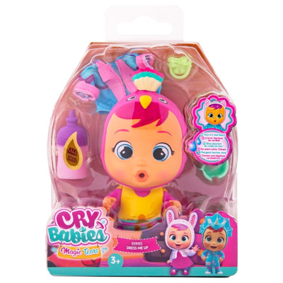 Papusa bebelus Mini Cry Babies Dress Me up Lizzy