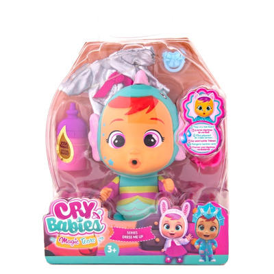 Papusa bebelus Mini Cry Babies Dress Me up Nessie