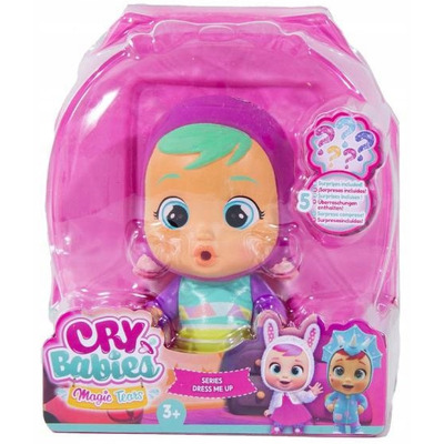 Papusa bebelus Mini Cry Babies Dress Me up Poppy