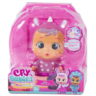 Papusa bebelus Mini Cry Babies Dress Me up Sasha