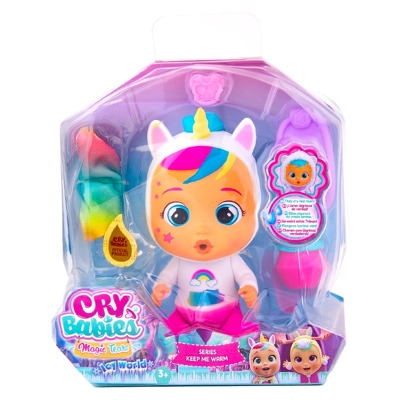 Papusa bebelus Mini Cry Babies Icy World Keep me warm Dreamy
