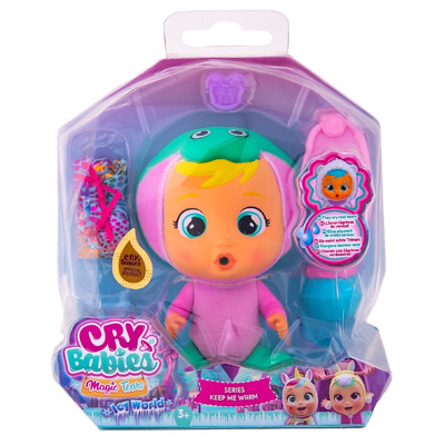 Papusa bebelus Mini Cry Babies Icy World Keep me warm Shanna