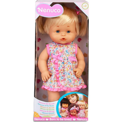 Papusa bebelus Nenuco of the world, caucazian blonda