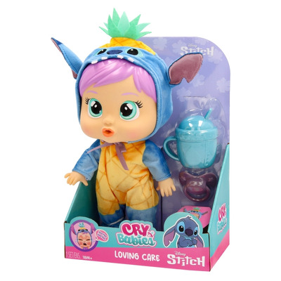Papusa Cry Babies Loving Care Disney Stitch
