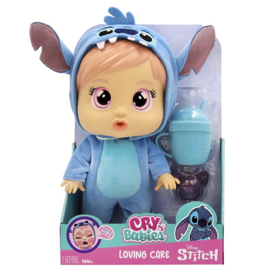 Papusa Cry Babies loving care Disney Stitch