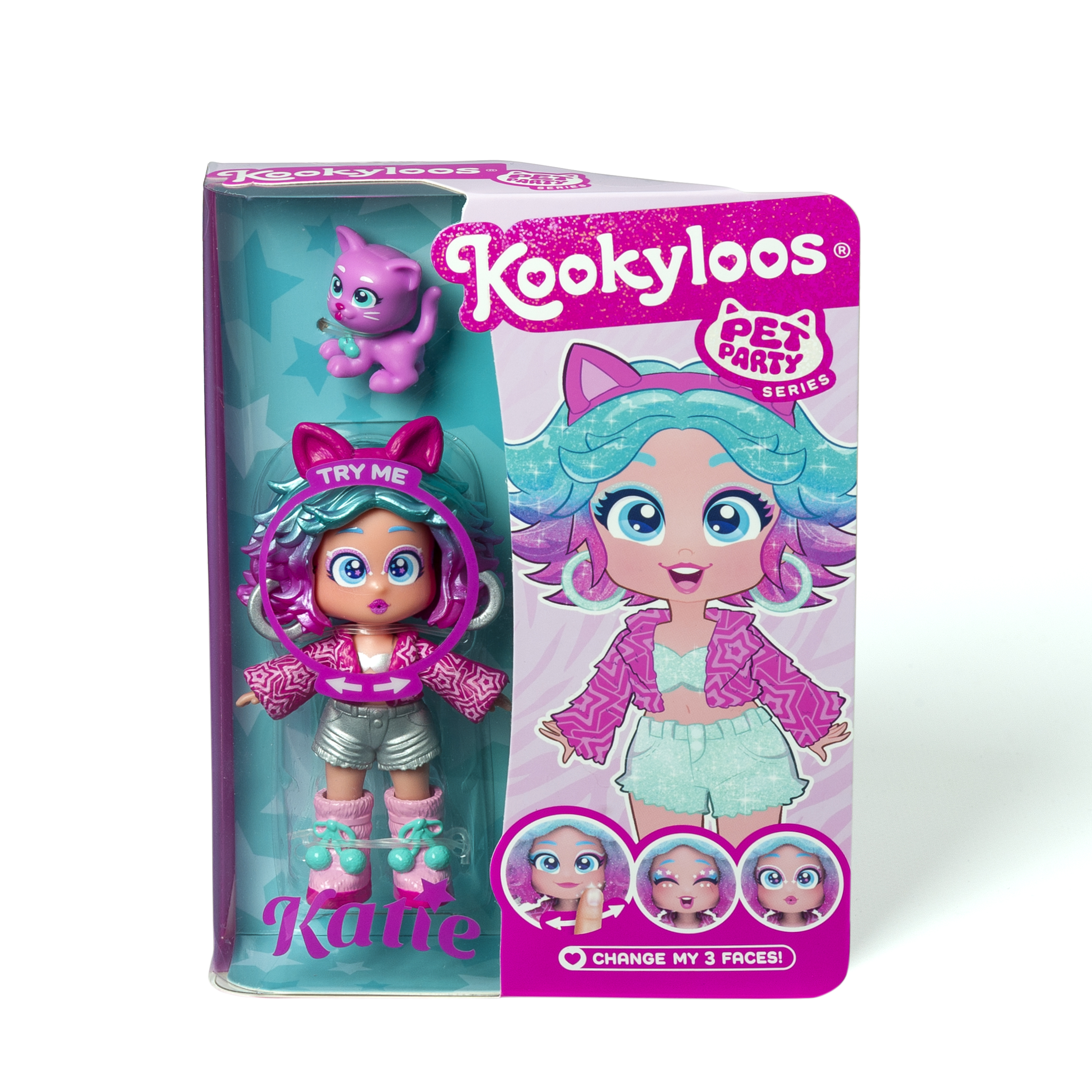 Papusa KOOKYLOOS PETS PARTY - Katie