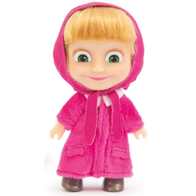 Papusa Masha cu Rochita de Iarna 12 cm