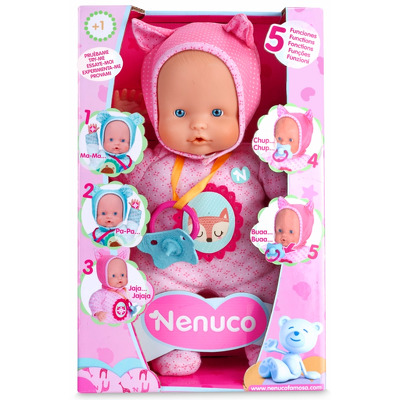Papusa Nenuco moale cu 5 functii