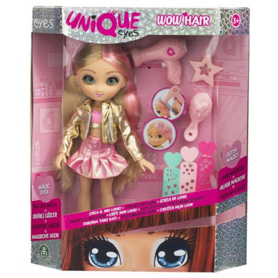 Papusa Unique Eyes Amy Wow hair