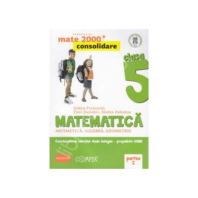 Mate 2000 pentru clasa a V-a. Partea I, CONSOLIDARE. Matematica - Aritmetica, algebra, geometrie. Editia a II-a revizuita