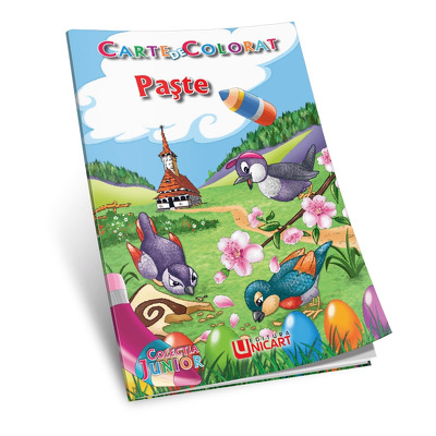 Paste. Carte de colorat