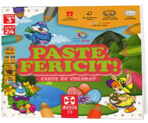 Paste fericit! carte de colorat
