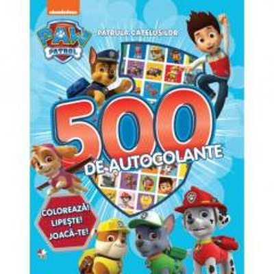 Patrula Catelusilor. 500 de autocolante