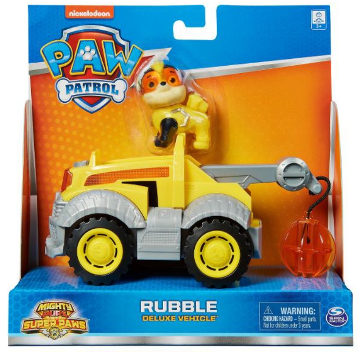 Patrula catelusilor, Vehicul de baza deluxe Rubble / Galben