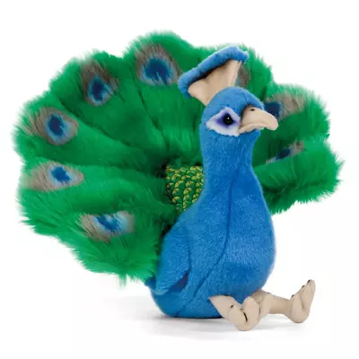 Paun 18 cm - Jucarie de plus Living Nature