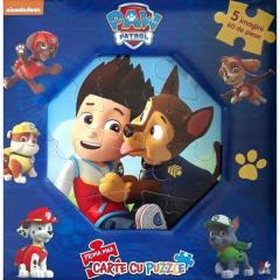 Paw patrol. Prima mea carte cu puzzle