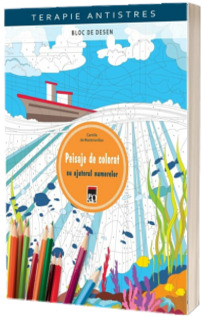 Peisaje de colorat - Cu ajutorul numerelor