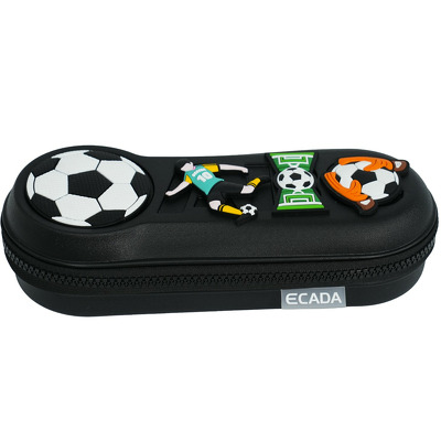 Penar cu 1 fermoar tip borseta, design 3D sport
