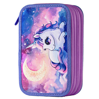 Penar cu 3 fermoare neechipat unicorn magic