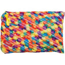 Penar cu fermoar, Zipit Colorz Jumbo - multicolor flori mici