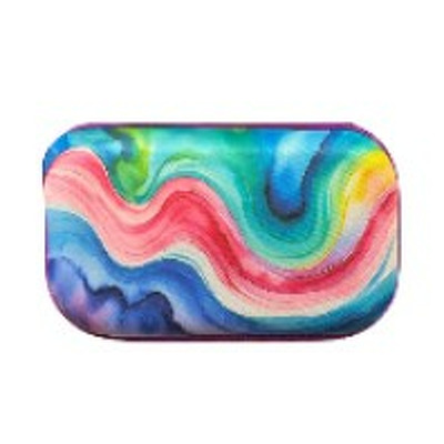 Penar cu fermoar ZIPIT Colorz Storage Box cu buzunar interior - Rainbow Water Colors