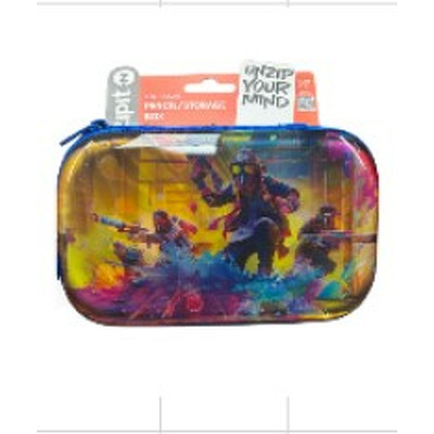 Penar cu fermoar ZIPIT Lenticular Top Storage Box - Color Splash