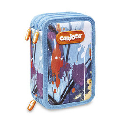 Penar echipat cu 2 compartimente Carioca Spray, albastru