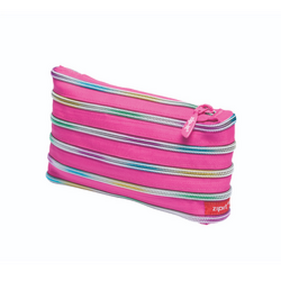 Penar ZIPIT Rainbow - roz capsuni si dinti curcubeu