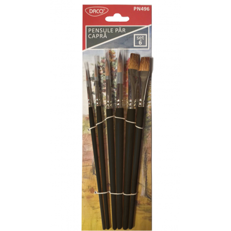 Pensula set 6 par capra