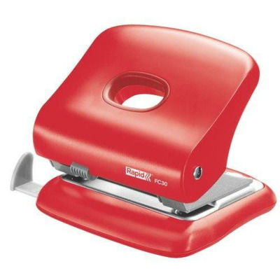 Perforator 30 coli, rosu deschis, Rapid