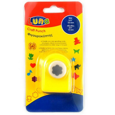 Perforator, forma floare, 15 mm, Luna